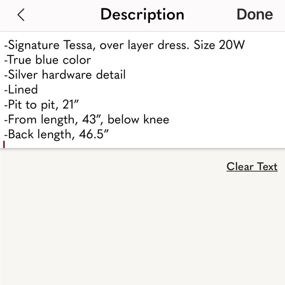 Signature Tessa over layers dress, size 20W - Picture 11 of 11